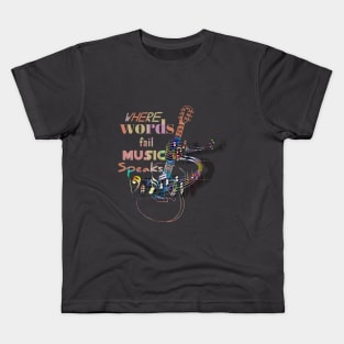 Music t shirt Kids T-Shirt